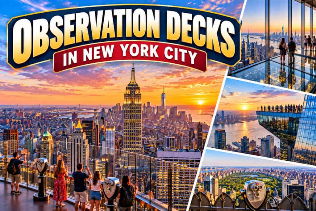 Observation Decks in New York City, From Rockefeller Center to a Civic Cupola 12 Observation Decks in New York City
